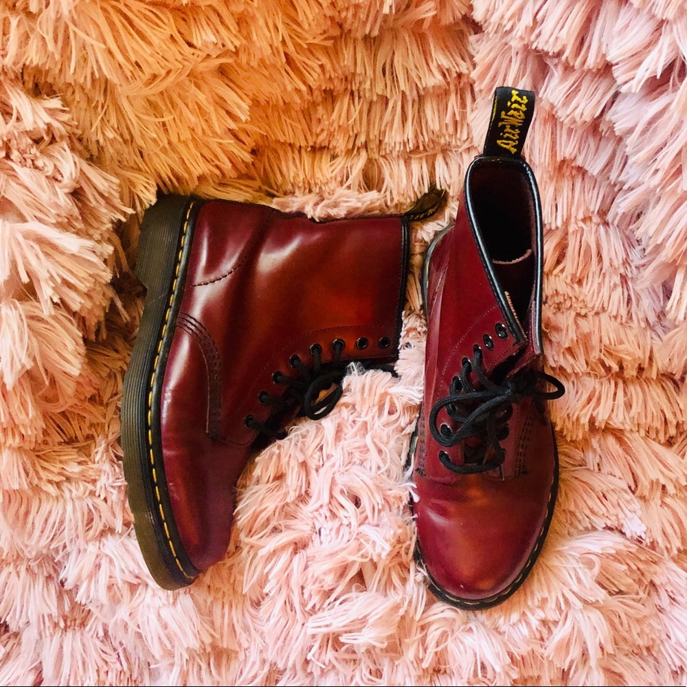 Burgundy Dr. Martens